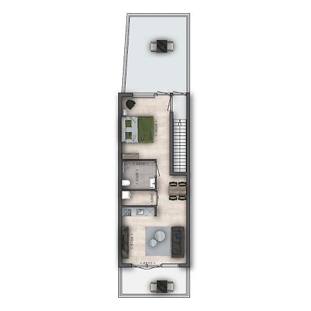 Sunny 45M2 Penthouse With Balcony And Terrace - R65C Apartment Eindhoven Bagian luar foto